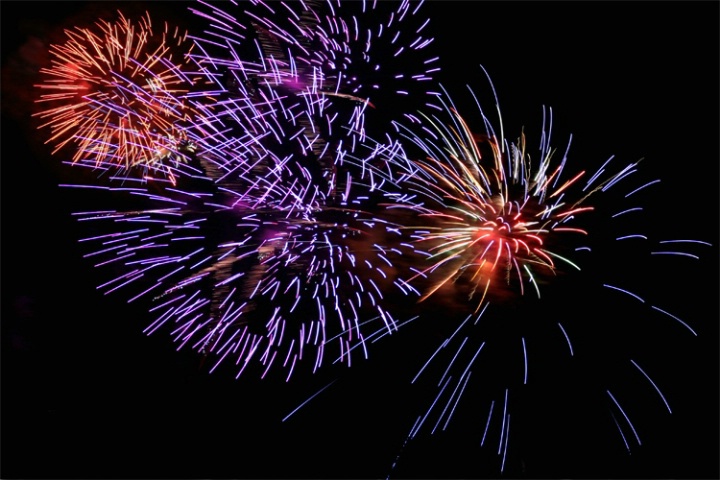 Fireworks at Avon Commons 2006