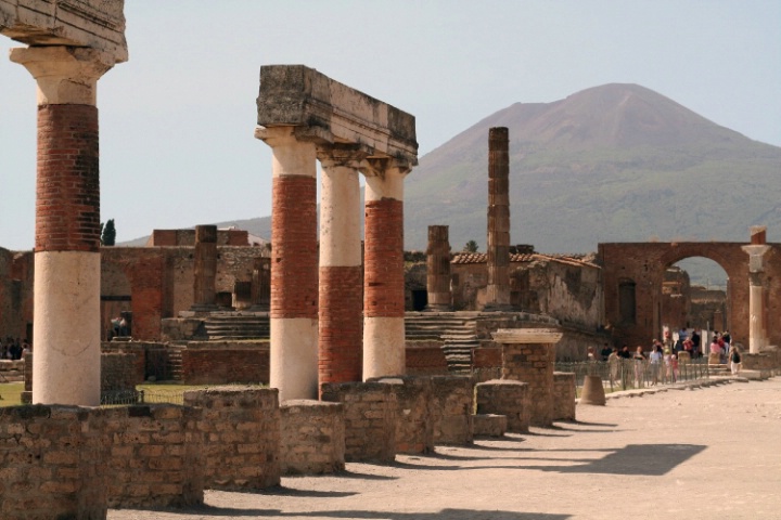 Columns of Pompei, Italy
