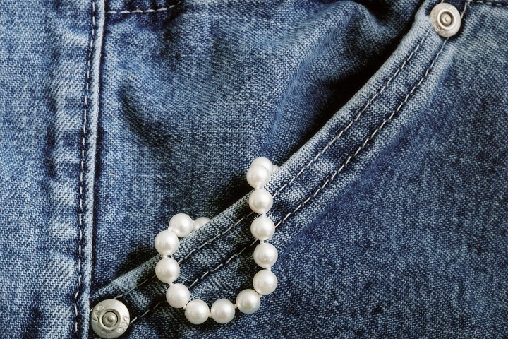 Denim and Pearls