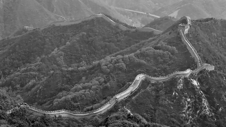 The Great Wall of China in Badaling