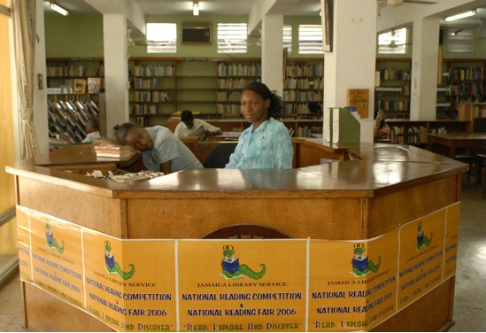 Library in Jamaica