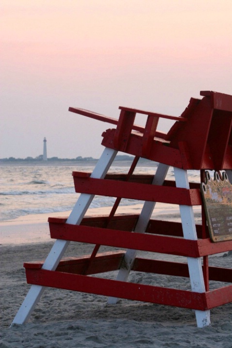 Lifeguard Chair and Lighthouse