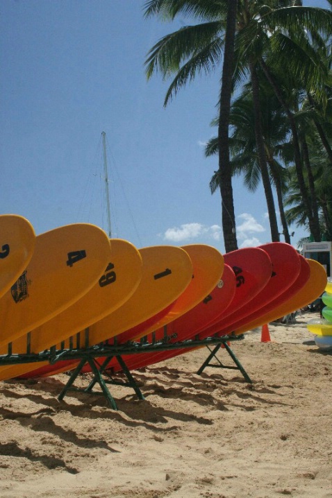 Waikiki Beach Surf Boards 05 - ID: 2453555 © Anthony Cerimele