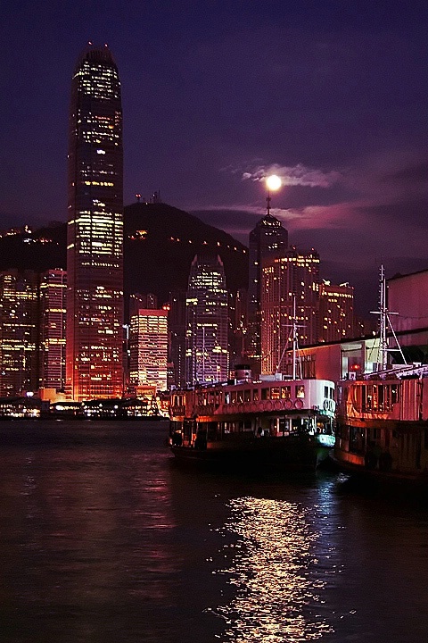 Hong Kong Waterfront at Sunrise