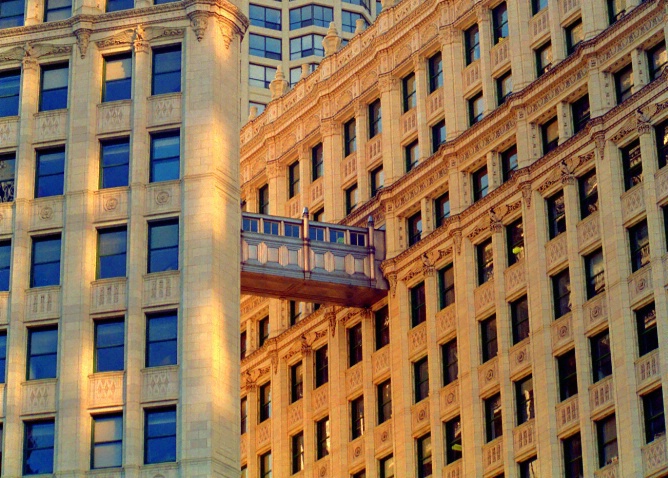 Wrigley Building Bridge