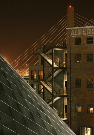 Night lines of Tacoma