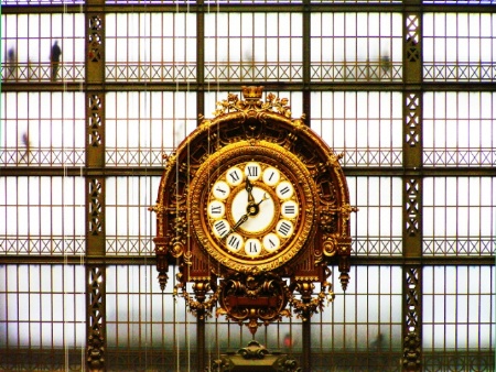 Clock at Musuem d'Orsay, Paris                