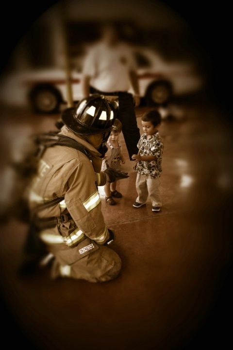 Oscar meets the fireman