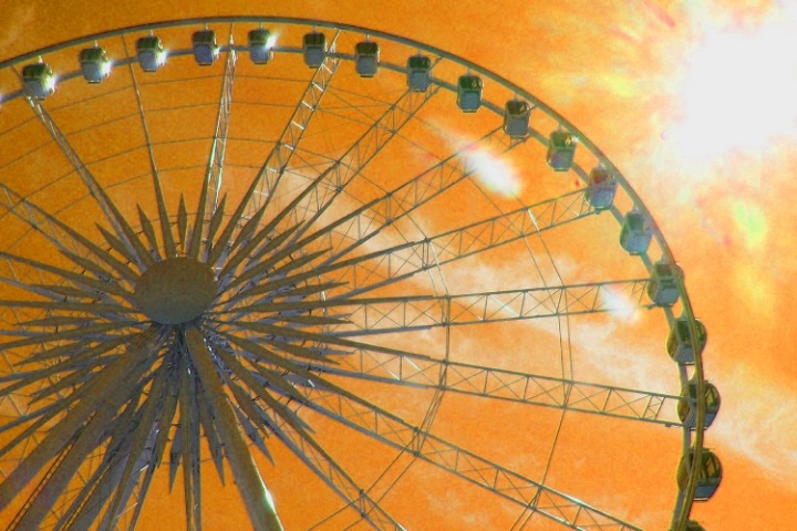 Toronto- Ferris Wheel Orangeness