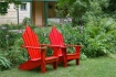 Red chairs