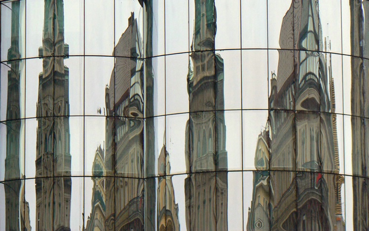 Reflecting buildings
