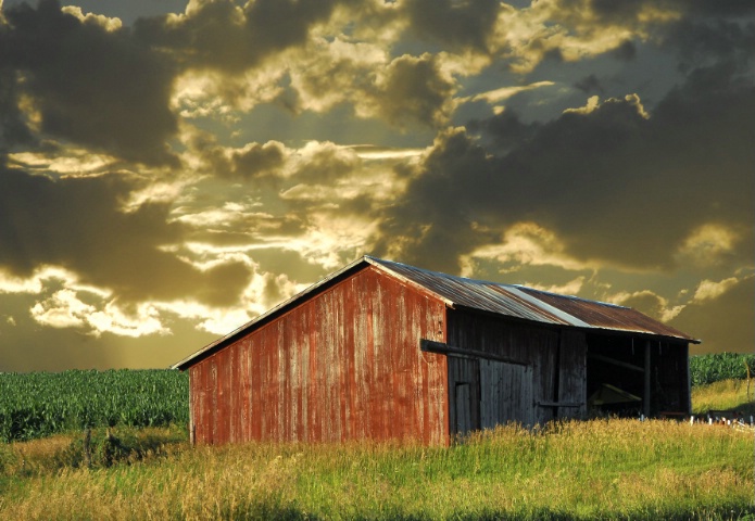 Weathered red