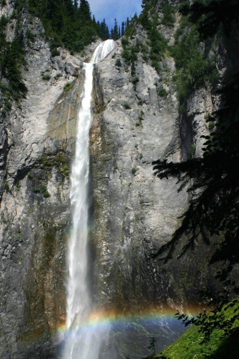 Comet Falls Rainbow