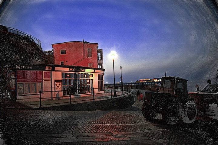 Beachfront at Night