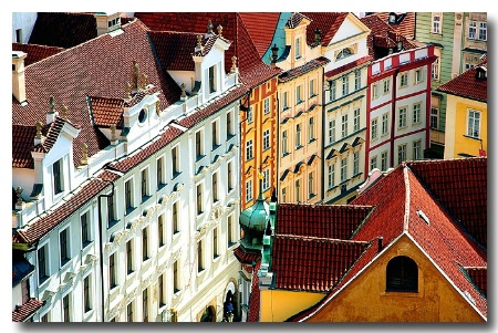 Colourful Buildings of Prague