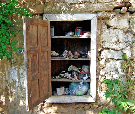 Closet in the wall