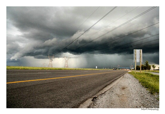 Stormy Toll Plaza