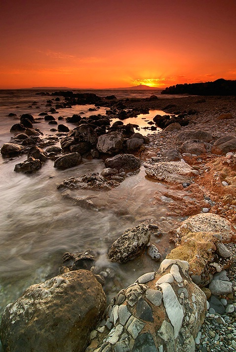 Sunset at St. Nickolas beach