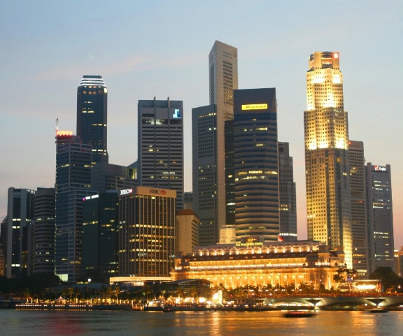 1) Establishing - Singapore CBD Skyline