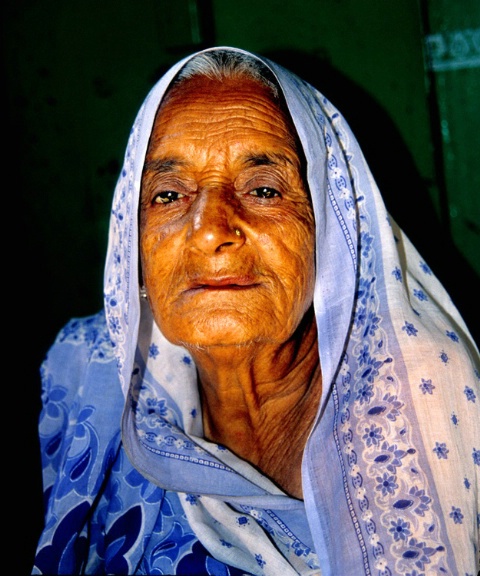 the old widow of varanasi