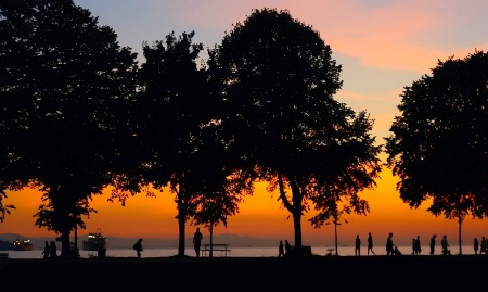 English bay sunset