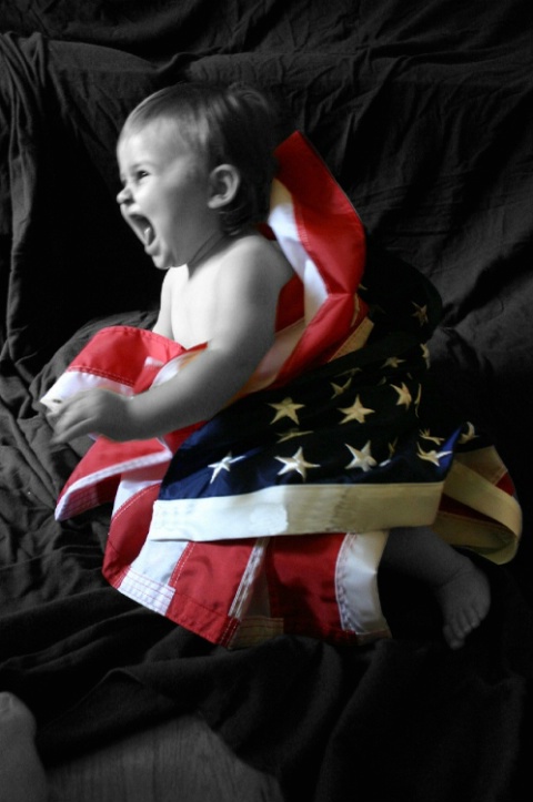 Baby of the Red, White, and Blue.