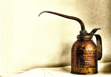 still life in sepia