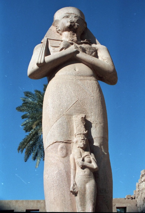 Ramses in Luxor Temple, Egypt.