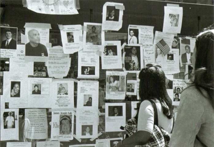 9-11 Missing Persons wall