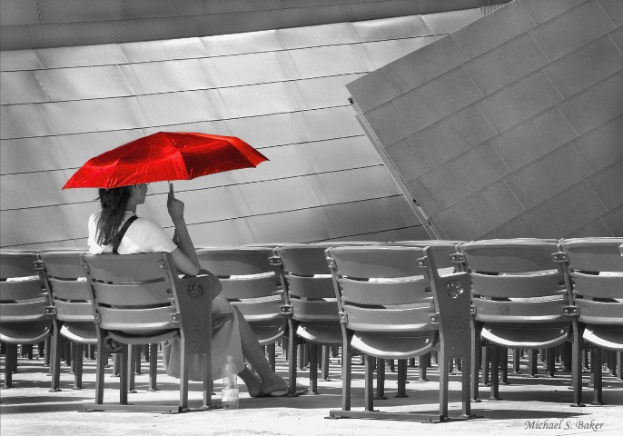 "Lady with Umbrella 2"