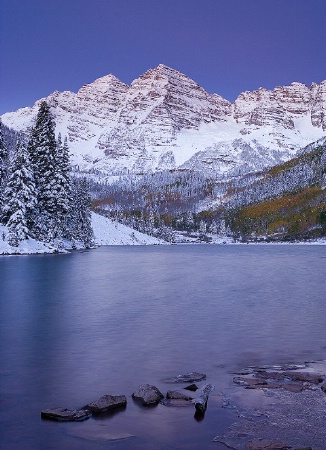 Pre-dawn Maroon Bells