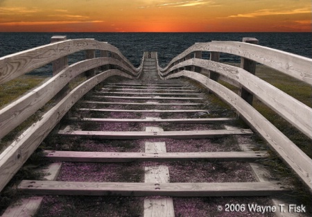 Stairway to Venice Beach