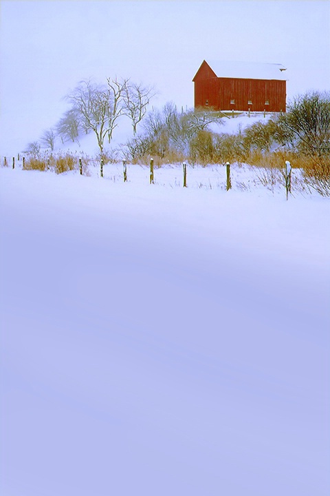 Winter Barn