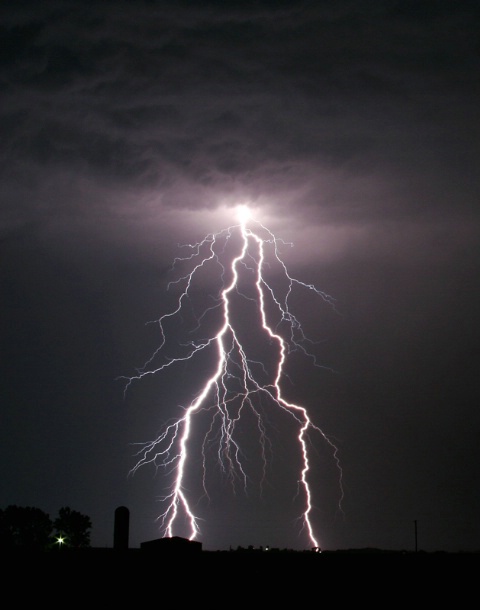 Farm House Lightning Burst