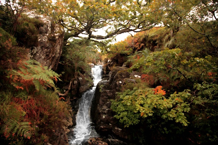 Autumnal Waterfall