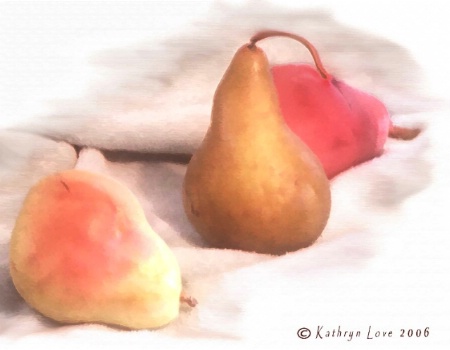 three pears