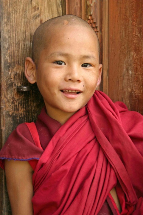 Young monk, Bhutan