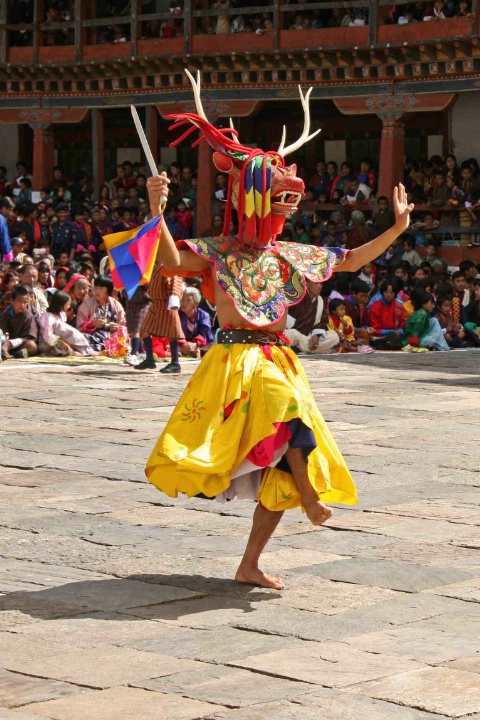 Masked dance, Bhutan