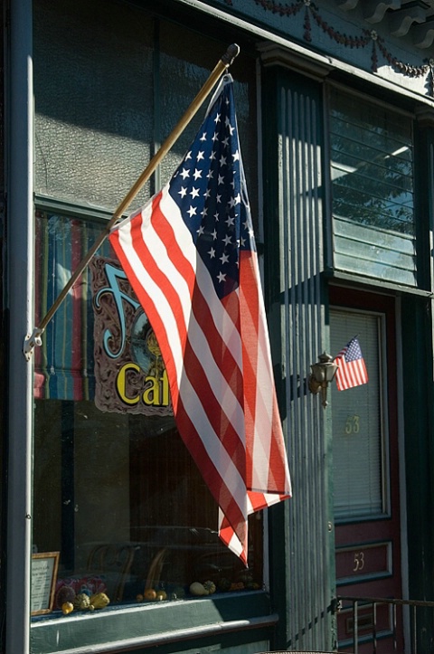 Columbus Day Flags