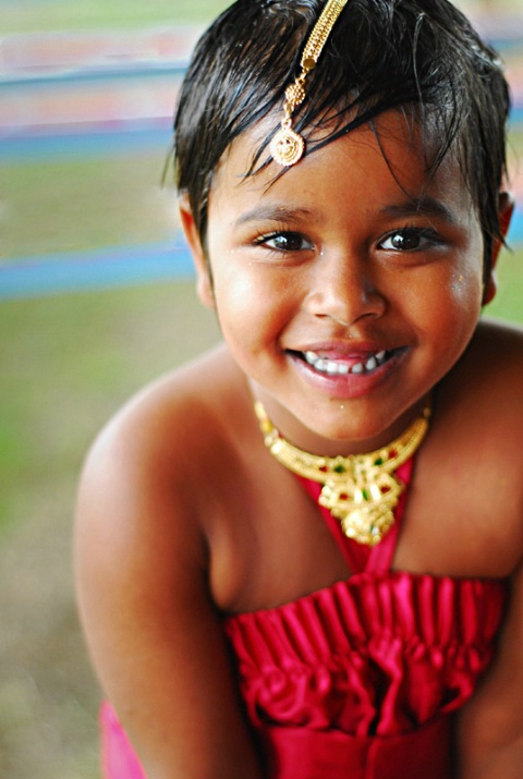 the girl at Miss Priya's wedding