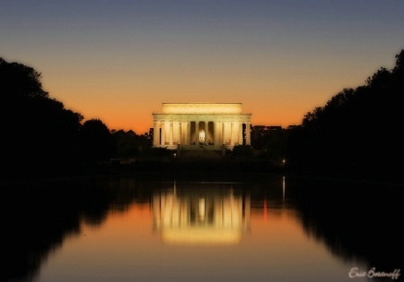 Dusk on the Mall