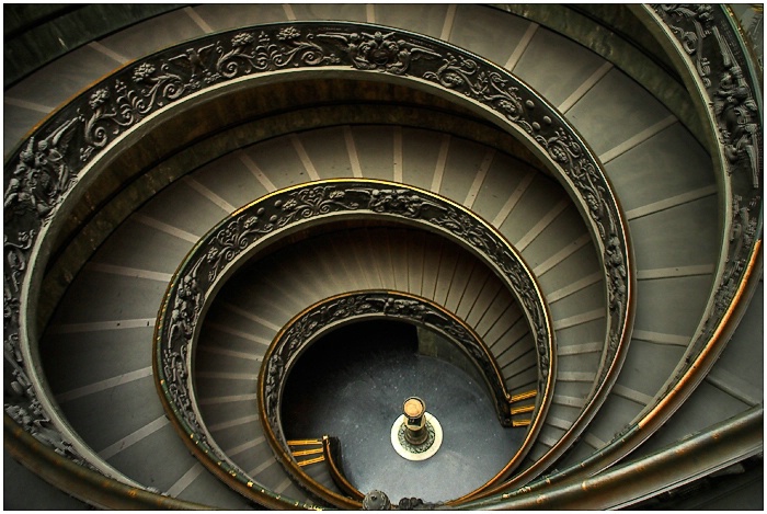 Stairs at Vatican Bibliotheque III