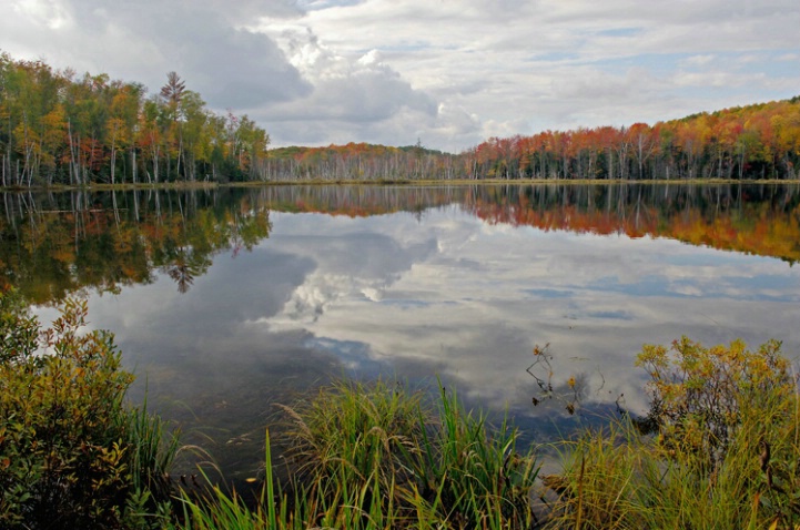 Autumn Panorama of Scout Lake