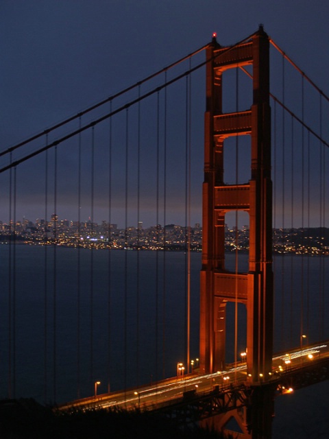 Dusk at the Golden Gate Bridge