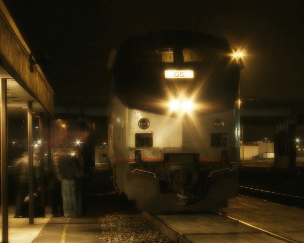 Amtrak 65 at the Cumberland Station