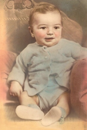 1950's baby picture repaired