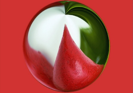 Strawberry mousse
