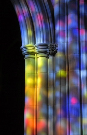Colorful Cathedral Columns