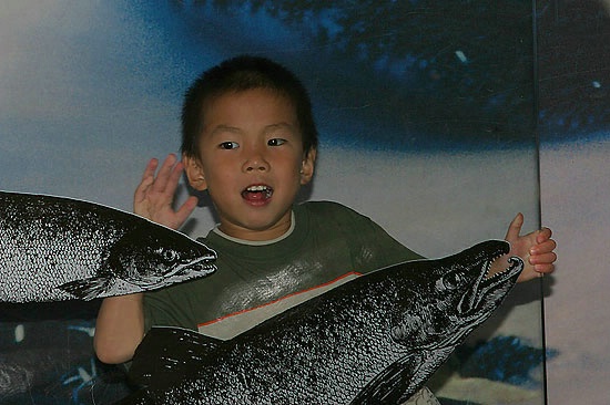 Andy at the Shang hai  Aquarium