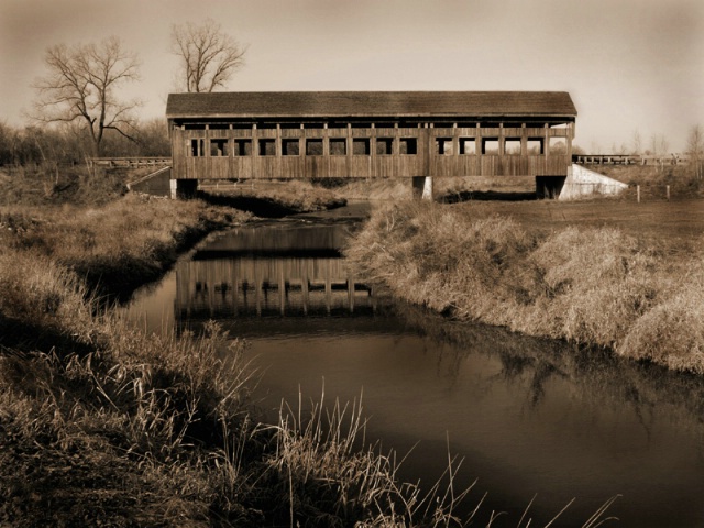 Modern Covered Bridge... Aged